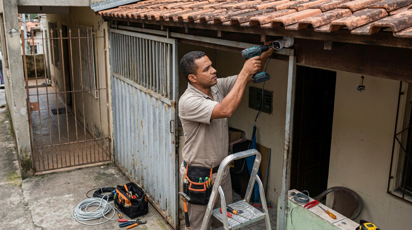 Instalacao de cameras de seguranca em Cotia‑SP