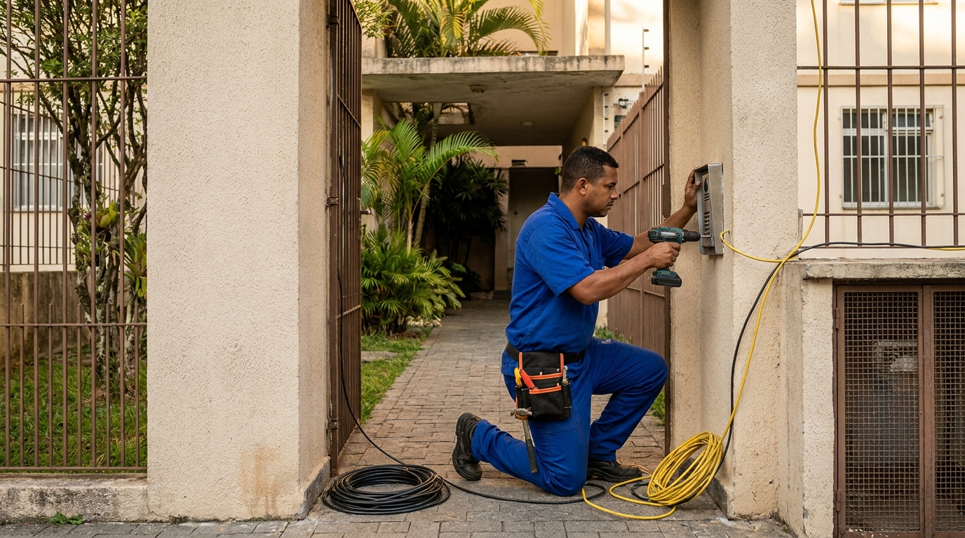 Instalacao de interfone profissional em Cotia‑SP