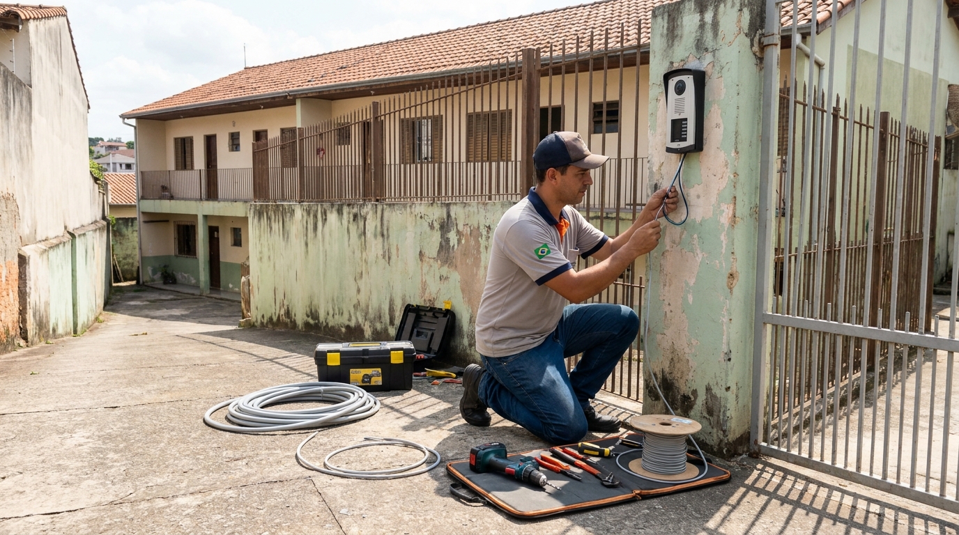 Instalacao de interfone residencial em Cotia‑SP