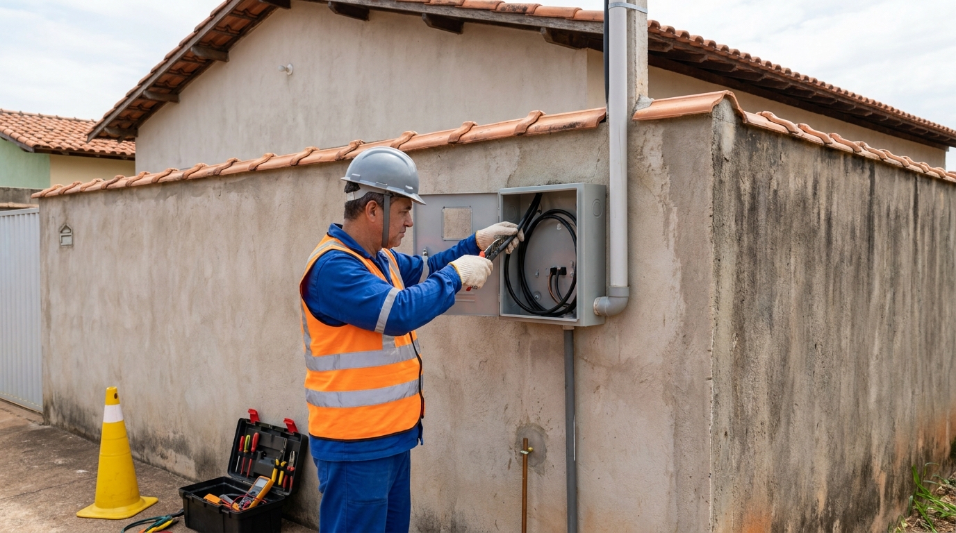 Instalacao de padrao de energia profissional em Cotia‑SP