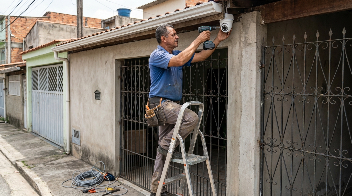 Instalacao de sistema de monitoramento em Cotia‑SP