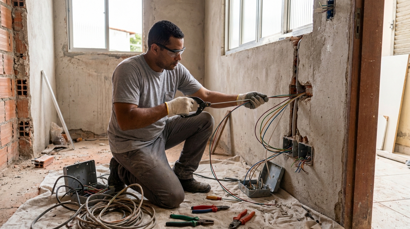Modernizacao de fiacao eletrica em Cotia‑SP